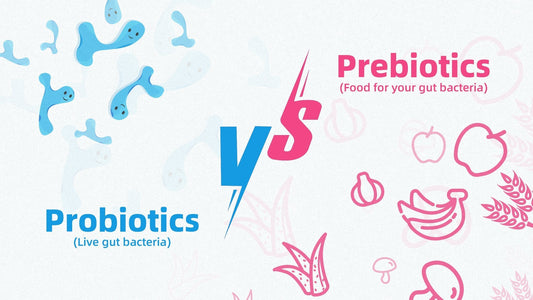 What's the Difference Between Prebiotic and Probiotic?Probiotics are the living organisms, and prebiotics are the food that helps them grow.