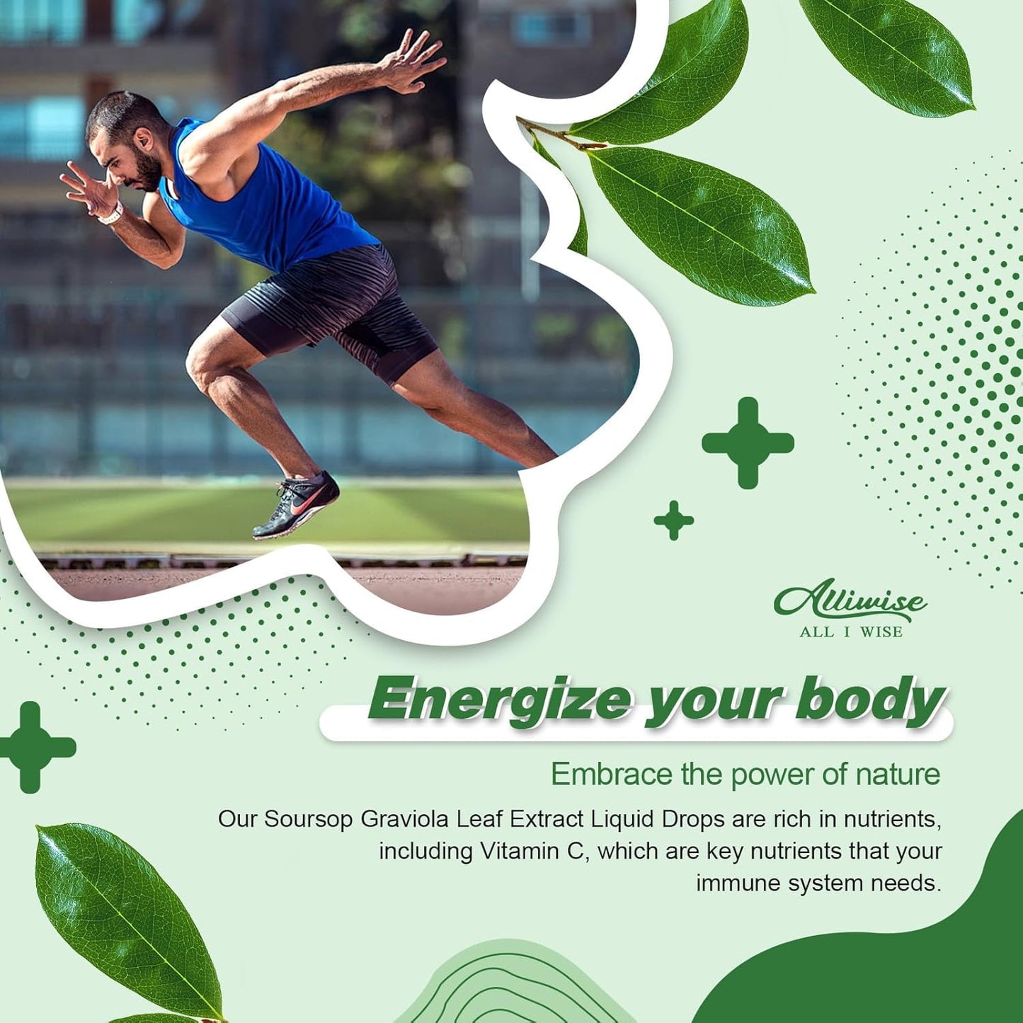 Soursop Liquid Drop for Cell regeneration & Immune support-Vegan Soursop Bitters Liquid,99% High Absorption form Soursop Leaf & Fruit Complex-4 Fl Oz