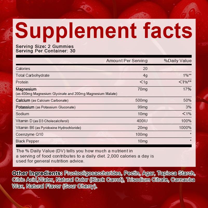 Alliwise Magnesium Glycinate Gummies 400MG - High Absorption Magnesium with B6 & D3 Chewable Magnesium Gummies for Adults Promote Sleep, Calm Mood and Digestion