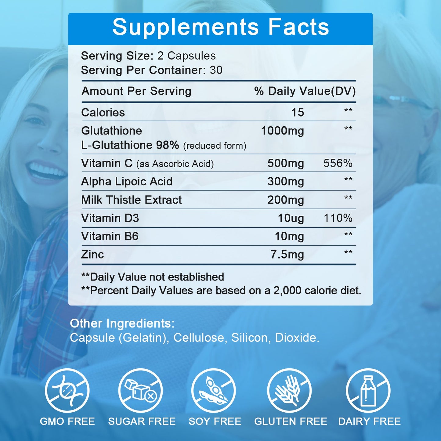 Alliwise Glutathione Liposomal Non-GMO Dietary Supplement