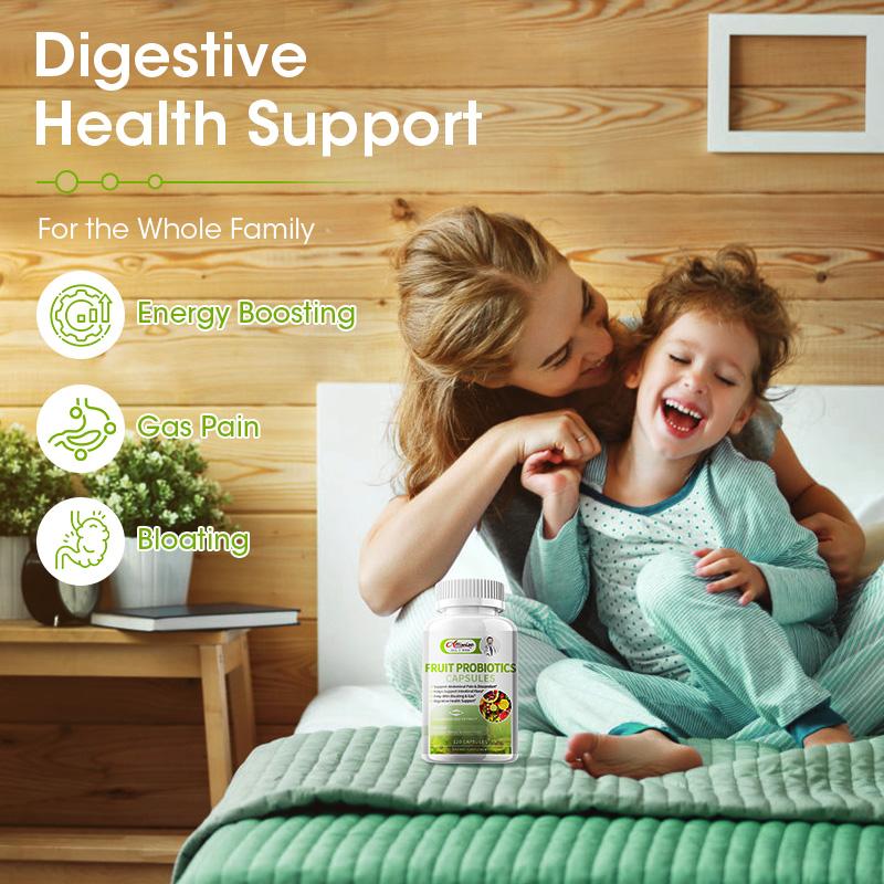 Fruit Probiotics Capsules Dietary Supplement For Digestive Health Support