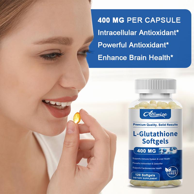 L-Glutathione 400mg Softgels 120ct Antioxidants & Immune Support