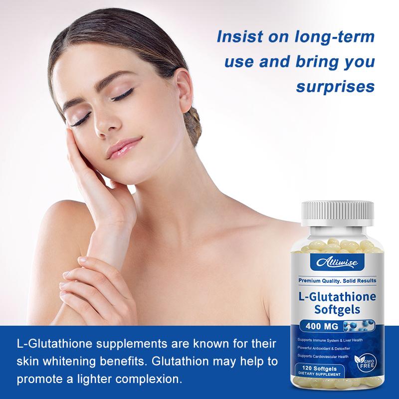 L-Glutathione 400mg Softgels 120ct Antioxidants & Immune Support