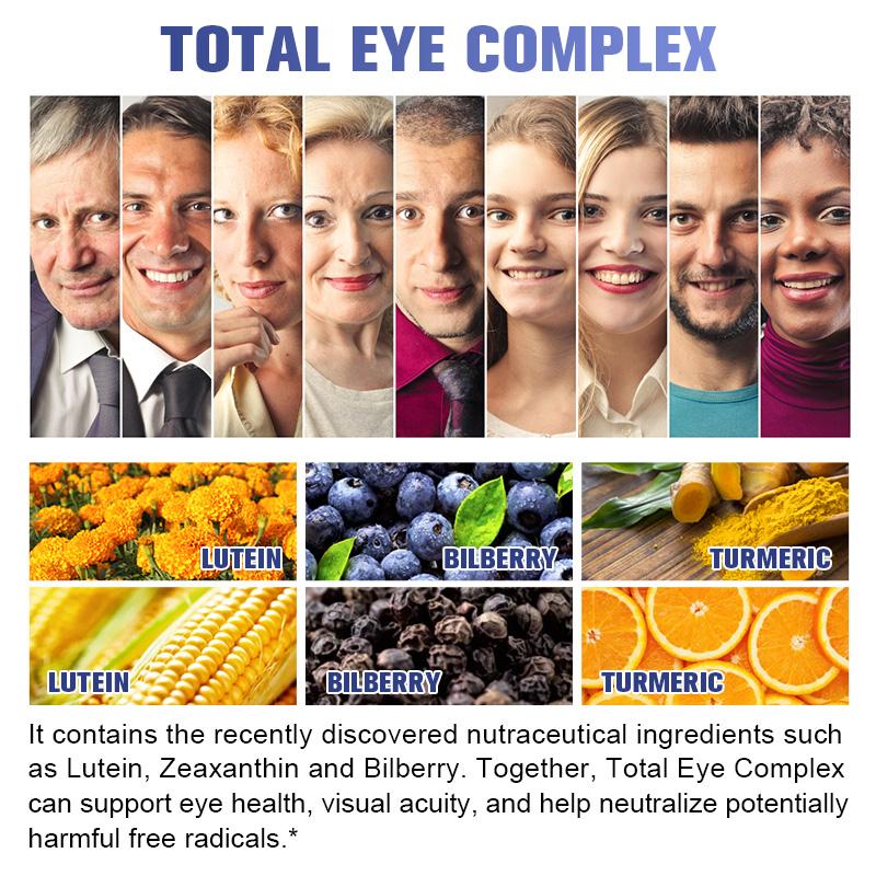 Alliwise Lutein and Zeaxanthin Bilberry Supplements Eye Health Vitamins for Eye Care Blue Light Macular, Red Eyes & Dry Eye