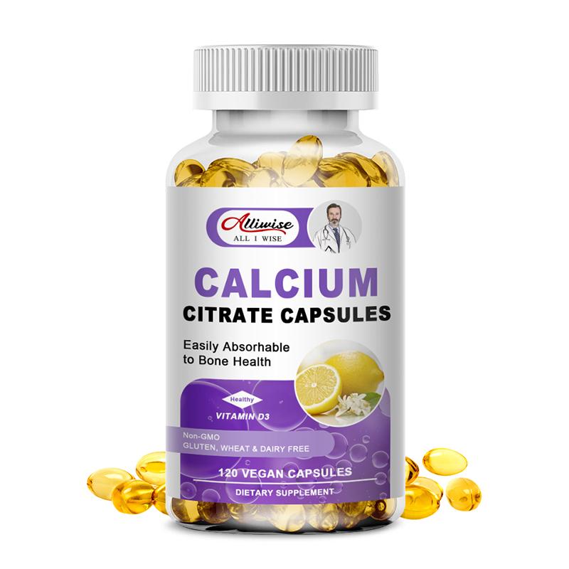 Calcium Citrate Gluten Free Capsule Dietary Supplement