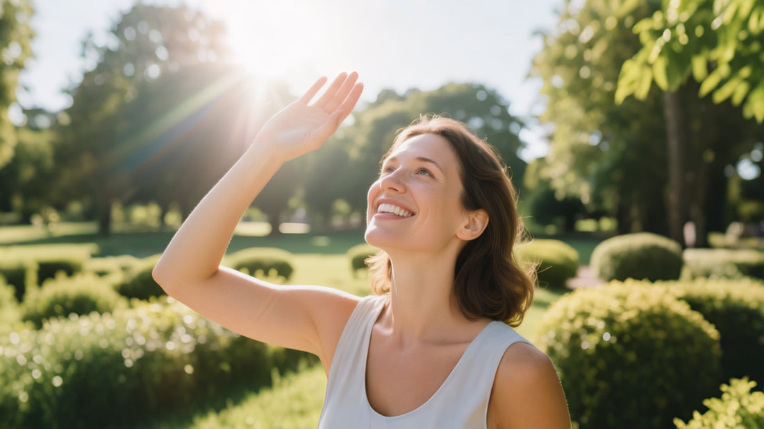 Healthy summer energy supported by magnesium glycinate supplement for women