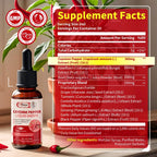 Cayenne Pepper Liquid Drops Supplement, with Hawthorn, Beet Root Powder, Turmeric Curcumin - Cardiovascular Support, Immune Health – 2 Fl Oz , 60 mL