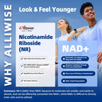 NAD+ Supplement - NAD Softgels Nicotinamide Riboside Resveratrol - Liposomal NAD Supplements for Women and men - Metabolism Support, Support Cellular Health - 90 CT