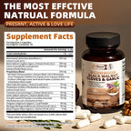 Black Walnut Wormwood Capsules, Gut Cleanse & Digestive Health with Clove Garlic Turmeric,wormwood black walnut complex, 120 Capsules, 2 Pack