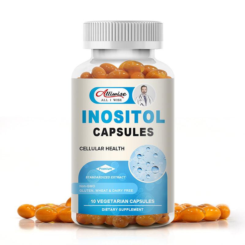 Alliwise Inositol 750 mg Liver Support Dietary Softgels Supplement for Men & Women Useful for Nerve Functioning & Fat Metabolism