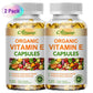 2 Packs Vitamin E Capsule Natural Antioxidant, Skin & Immune System Support Supplement for Healthy Skin, Hair, Nails, Immune & Eye Health