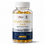 Alliwise® Vegan Omega 3-6-9 Softgels 1156mg - 120 Softgels