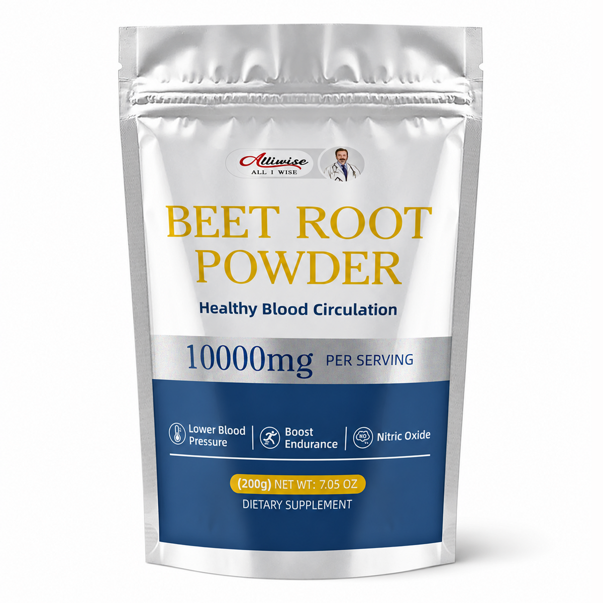 Pure Beet Root Powder - Natural Nitric Oxide & Energy Booster (20 Servings / 200g)