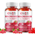 2 Pack Magnesium Glycinate Gummies 600mg - Sugar Free Magnesium Supplement to Support Relaxation, Stress, Heart Health - Chewable Magnesium Gummies for Adults - Strawberry Flavor,120 Gummies
