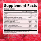 2 Pack Magnesium Glycinate Gummies 600mg - Sugar Free Magnesium Supplement to Support Relaxation, Stress, Heart Health - Chewable Magnesium Gummies for Adults - Strawberry Flavor,120 Gummies