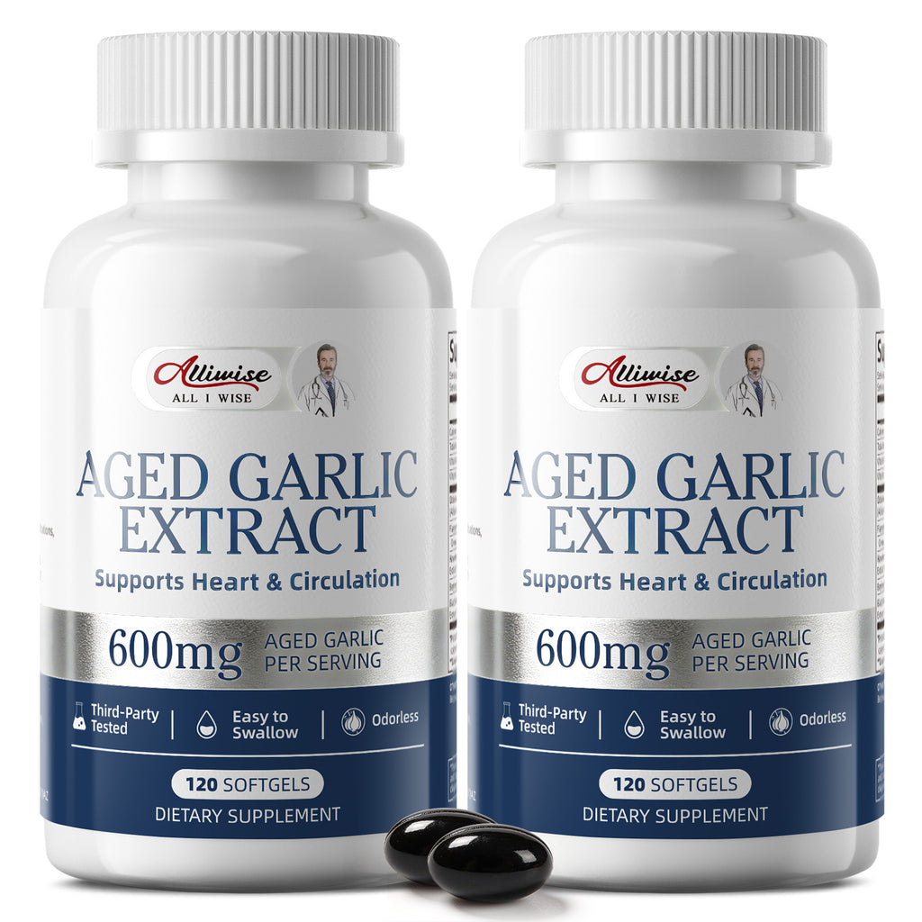 Aged Garlic Extract (600mg) | Cardiovascular Support