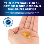 (2 Pack)Alliwise Fish Oil Softgels - Omega 3 Supplement - EPA + DHA - Heart & Brain Health Supplements - 240 Pcs