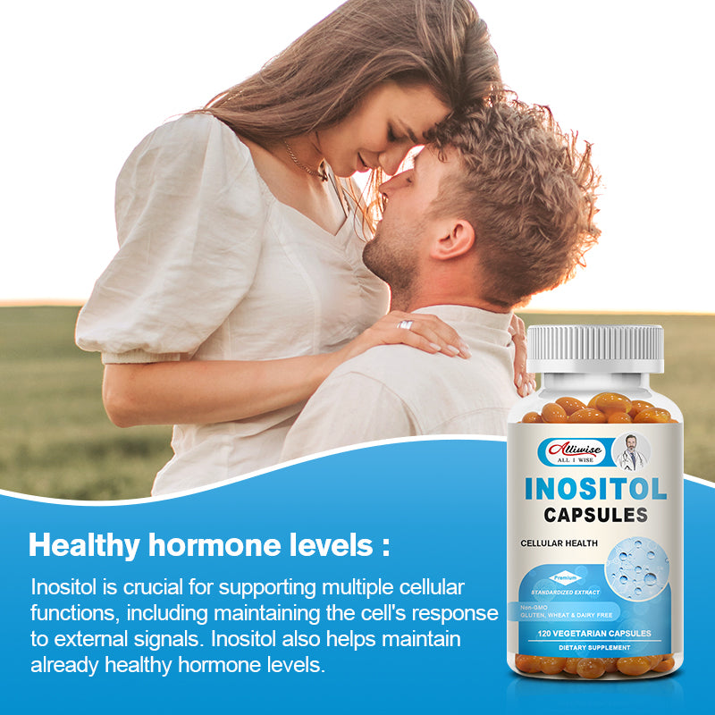 Alliwise Inositol 750 mg Liver Support Dietary Softgels Supplement for Men & Women Useful for Nerve Functioning & Fat Metabolism