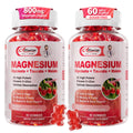 2Pack Magnesium Glycinate Gummies 500mg,Magnesium Potassium Supplement with Taurate, Malate, for Sleep