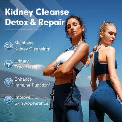 Kidney Cleanse Natural Detox & Repair Dietary Supplement Capsules 120PCS