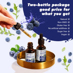 Potassium Magnesium Supplement Liquid - High Absorption Magnesium Complex & Potassium Plus Calcium, Vitamin D3, Zinc for Bone, Energy, Immune Support - Sugar Free & Vegan, 2 fl oz