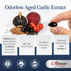 Aged Garlic Extract (600mg) | Cardiovascular Support
