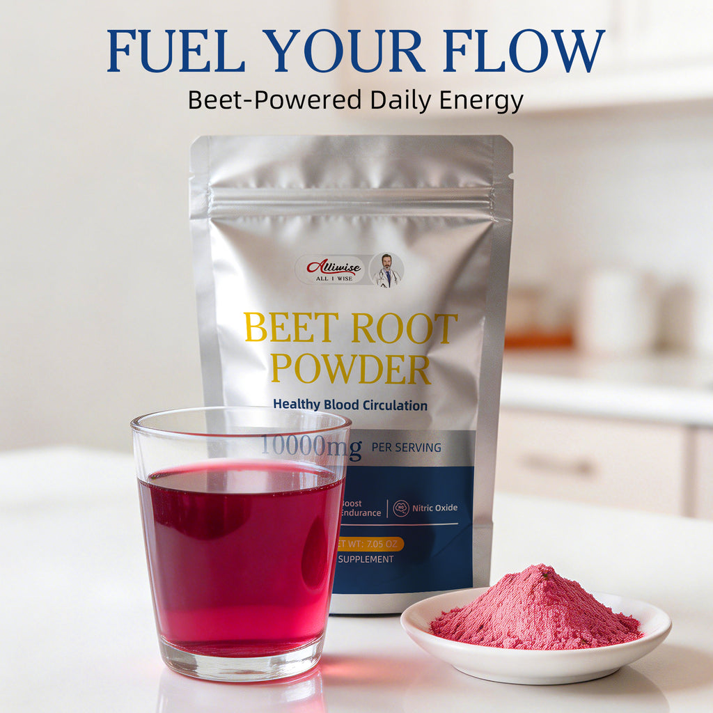 Pure Beet Root Powder - Natural Nitric Oxide & Energy Booster (20 Servings / 200g)