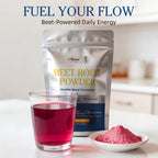 Pure Beet Root Powder - Natural Nitric Oxide & Energy Booster (20 Servings / 200g)