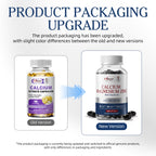 Calcium Citrate Capsule with Vitamin D,Calcium Magnesium Zinc Supplement,Support Bone & Muscle 120 Capsules