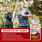 CoQ10 300mg Coenzyme Q10 Supplements 120 Softgels Antioxidant Heart Health & Energy Support