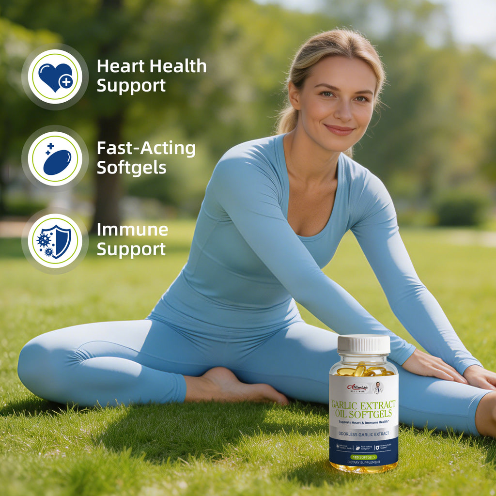 Alliwise® Odorless Garlic Extract Oil 250mg (120 Softgels)