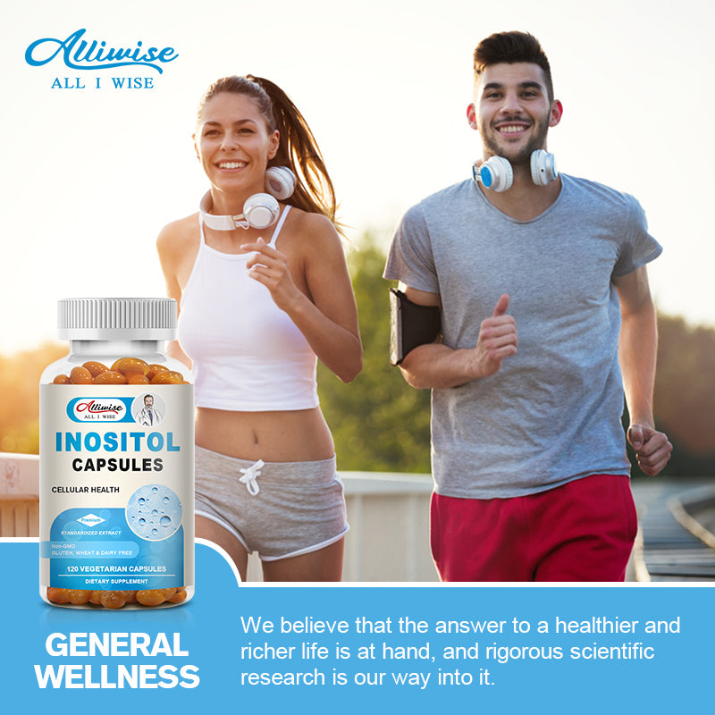 Alliwise Inositol 750 mg Liver Support Dietary Softgels Supplement for Men & Women Useful for Nerve Functioning & Fat Metabolism
