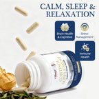 Alliwise® Cortisol Supplement 788mg 10-in-1 Sleep & Stress Support - 120ct
