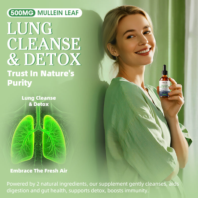Alliwise® Mullein Leaf Liquid Drops 500mg | 60mL