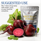 Pure Beet Root Powder - Natural Nitric Oxide & Energy Booster (20 Servings / 200g)