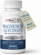 Magnesium Glycinate Capsules | 1265mg Calm & Sleep Support