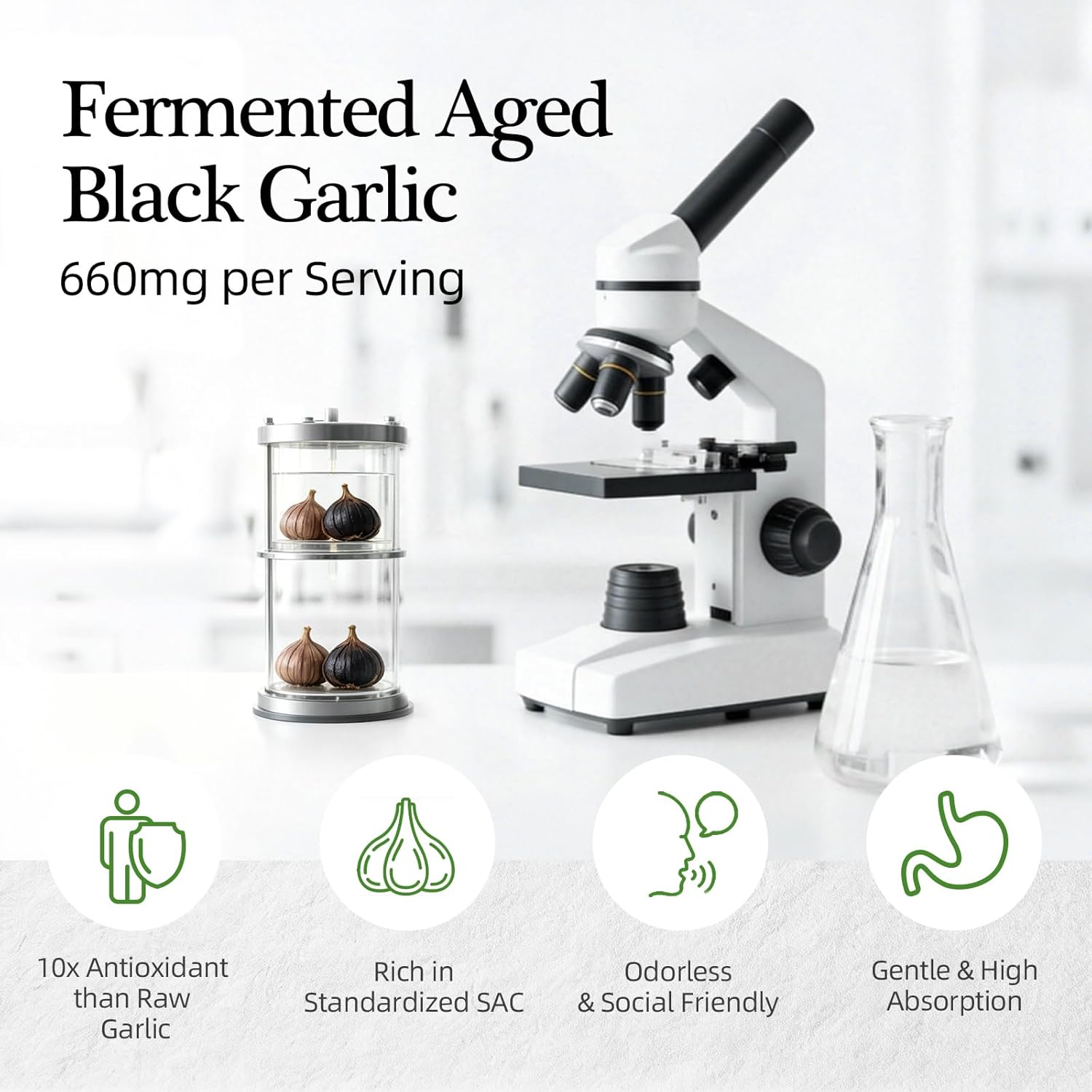 Citrus Bergamot(1160mg)& Odorless Aged Garlic | Heart & Circulation Complex
