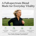 Full-Spectrum Vegan Omega 3·5·6·7·9 Complex — 1600mg Plant-Based Botanical Blend (120 Softgels)
