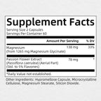 Magnesium Glycinate Capsules | 1265mg Calm & Sleep Support