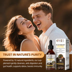 Black Walnut Wormwood Tincture – Rapid Gut Cleanse & Digestive Health with Oregano Garlic & Berberine, Wormwood Organic Tincture - Vegan & Sugar Free - 2 fl oz