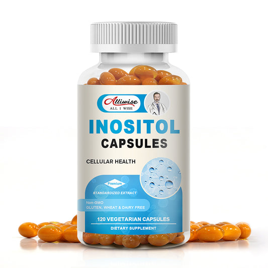 Alliwise Inositol 750 mg Liver Support Dietary Softgels Supplement for Men & Women Useful for Nerve Functioning & Fat Metabolism