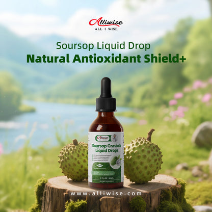 Soursop Liquid Drop for Cell regeneration & Immune support-Vegan Soursop Bitters Liquid,99% High Absorption form Soursop Leaf & Fruit Complex-4 Fl Oz