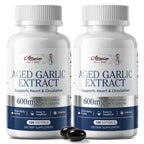 Aged Garlic Extract Softgels - Odorless Aged Garlic Extract Supplement - Heart Health & Immune Support - 240 Softgels, 2 Pack