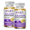 Calcium Citrate with Vitamin D - Super Absorbable Bone Health D3 Calcium Supplement for Men & Women - Muscle Function - Gluten-Free, Non-GMO – 120 Capsules(2 Pack)