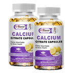Calcium Citrate with Vitamin D - Super Absorbable Bone Health D3 Calcium Supplement for Men & Women - Muscle Function - Gluten-Free, Non-GMO – 120 Capsules(2 Pack)
