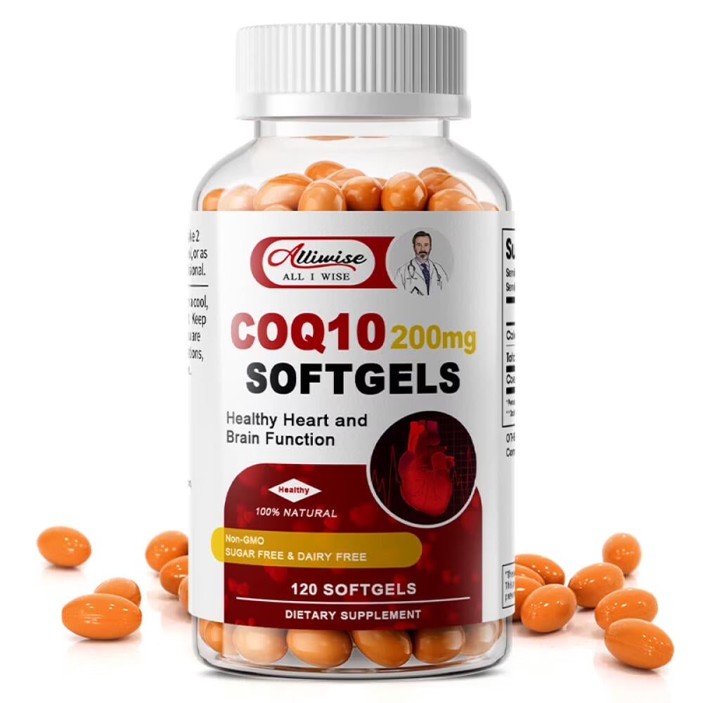 CoQ10 200 mg Softgels, 120 Count