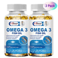 Omega 3 Fish Oil | EPA & DHA | Omega 3 Fatty Acids | Premium Burpless Softgel Supplements (240 Count)