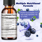 Potassium Magnesium Supplement Liquid - High Absorption Magnesium Complex & Potassium Plus Calcium, Vitamin D3, Zinc for Bone, Energy, Immune Support - Sugar Free & Vegan, 2 fl oz