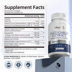 Aged Garlic Extract Softgels - Odorless Aged Garlic Extract Supplement - Heart Health & Immune Support - 240 Softgels, 2 Pack