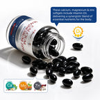 Calcium Citrate Capsule with Vitamin D,Calcium Magnesium Zinc Supplement,Support Bone & Muscle 120 Capsules